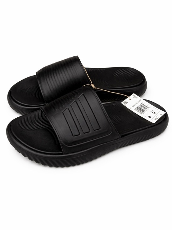 Adidas AlphaBounce Slide 2.0 Triple Black Sandals Men’s 8 NEW With Tags